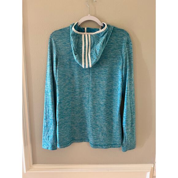 Adidas Women's Golf ClimaWarm Pullover Tangerine Athletic Hoodie Size M - Picture 2 of 7